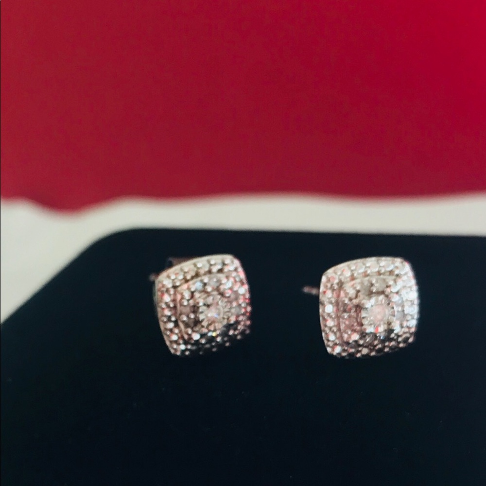 Genuine Diamond Earrings